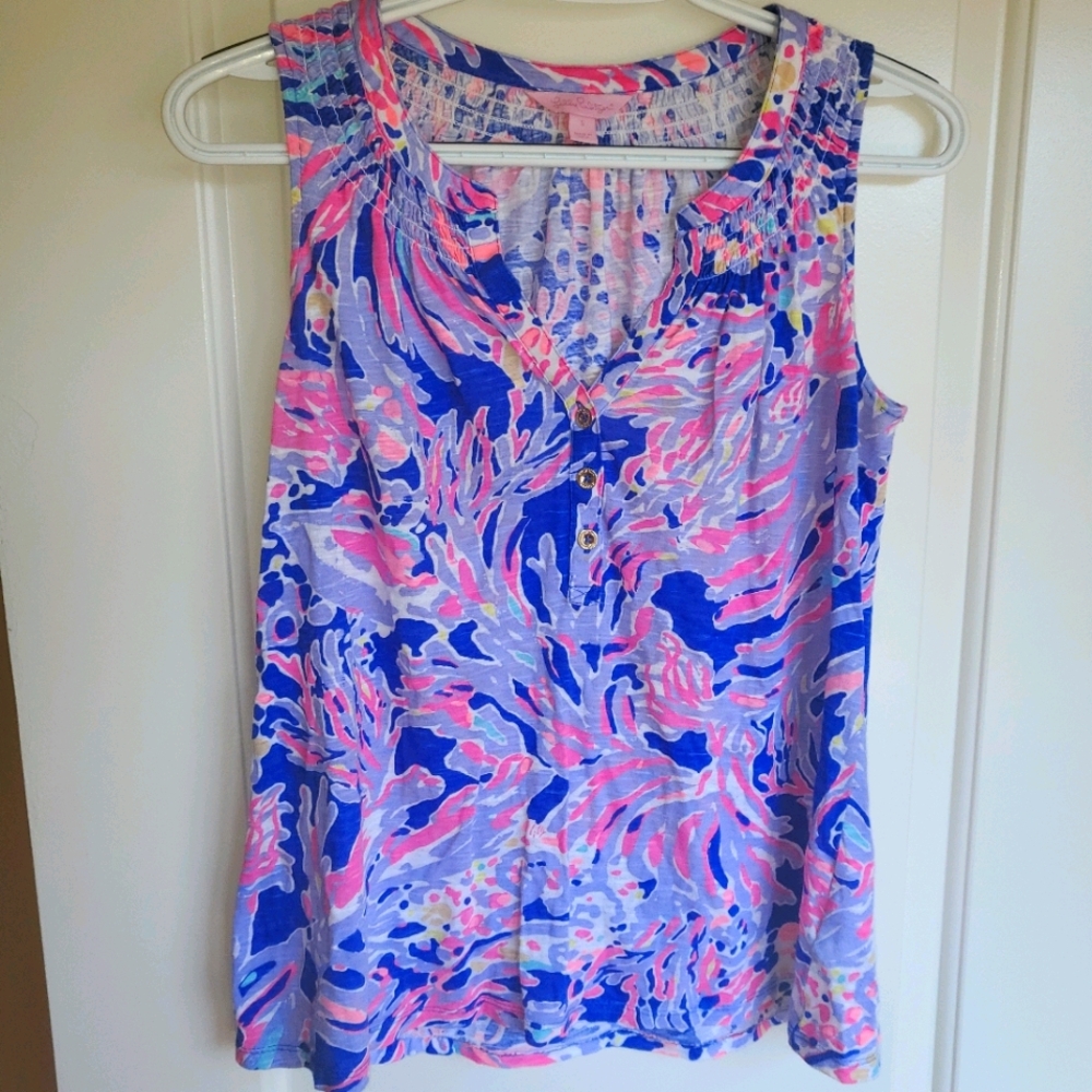 Lilly pulitzer purple top